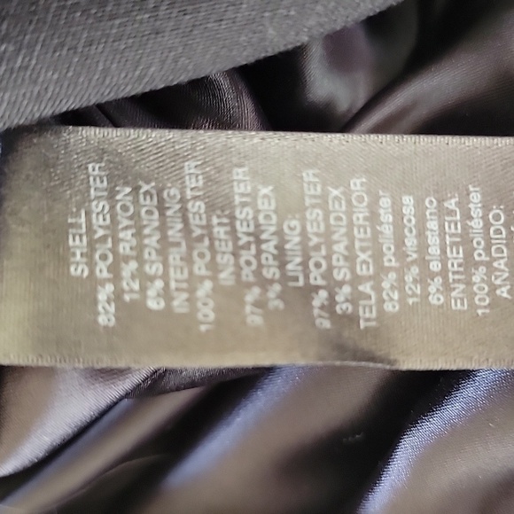 WHBM Black on Black Satin Block Sleeveless Sheath Dress Size 2 NWT - Picture 8 of 13